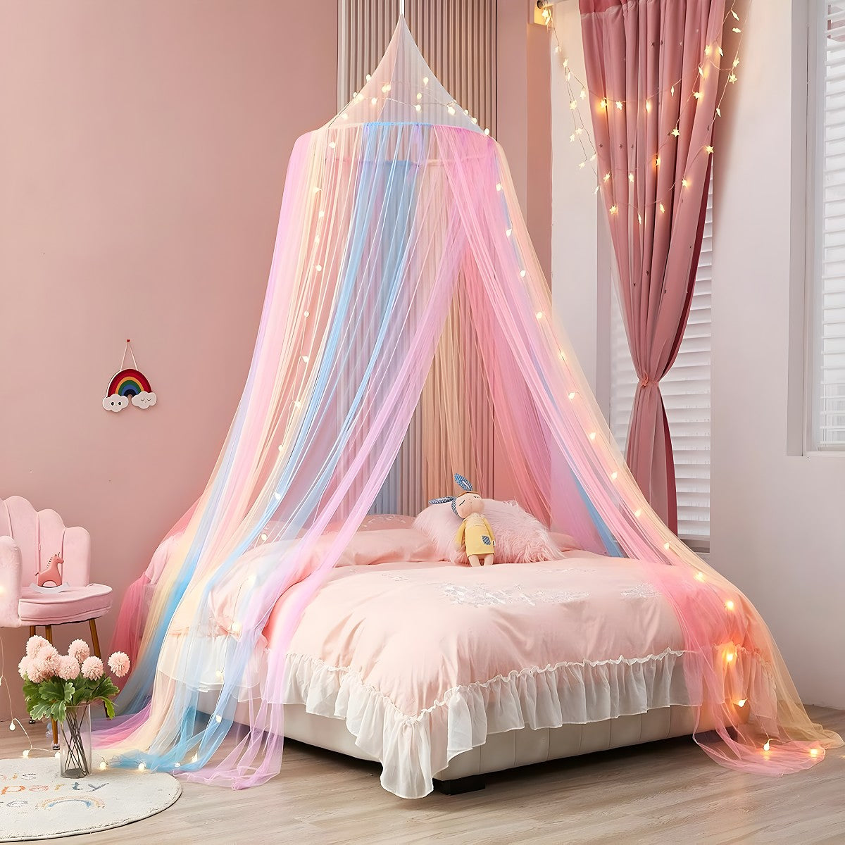 Literie Arc-en-ciel Drap-Housse Et Taie Oreiller Rayé Arc-en-Ciel Literie Arc-en-ciel Drap-Housse Et Taie Oreiller Rayé Arc-en-Ciel