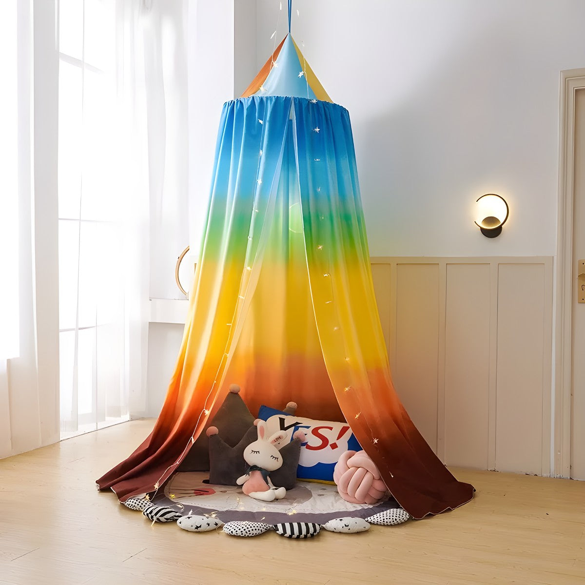 Ciel de Lit Arc En Ciel | Cocon Prisme