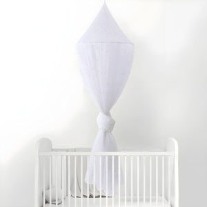Ciel de Lit Bébé Blanc | Voile de Crème