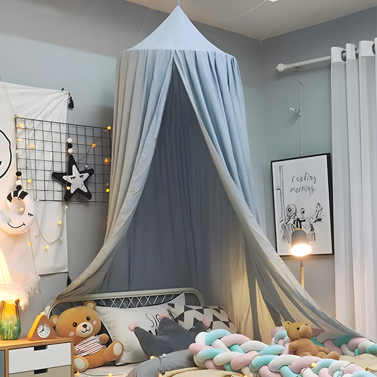 Ciel de Lit Bébé Bleu | Douceur Aérienne