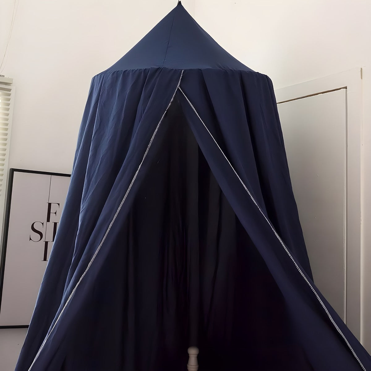 Ciel de Lit Bébé Bleu Marine | Élégance Nocturne