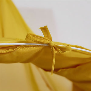 Ciel de Lit Bébé Jaune Moutarde | Douceur en Or