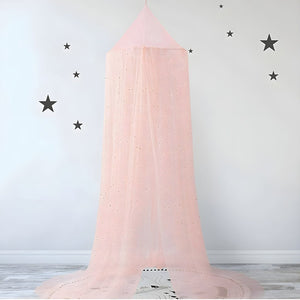 Ciel de Lit Bébé Orange | Plume d'Aurore