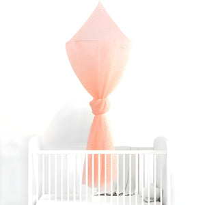 Ciel de Lit Bébé Orange | Plume d'Aurore