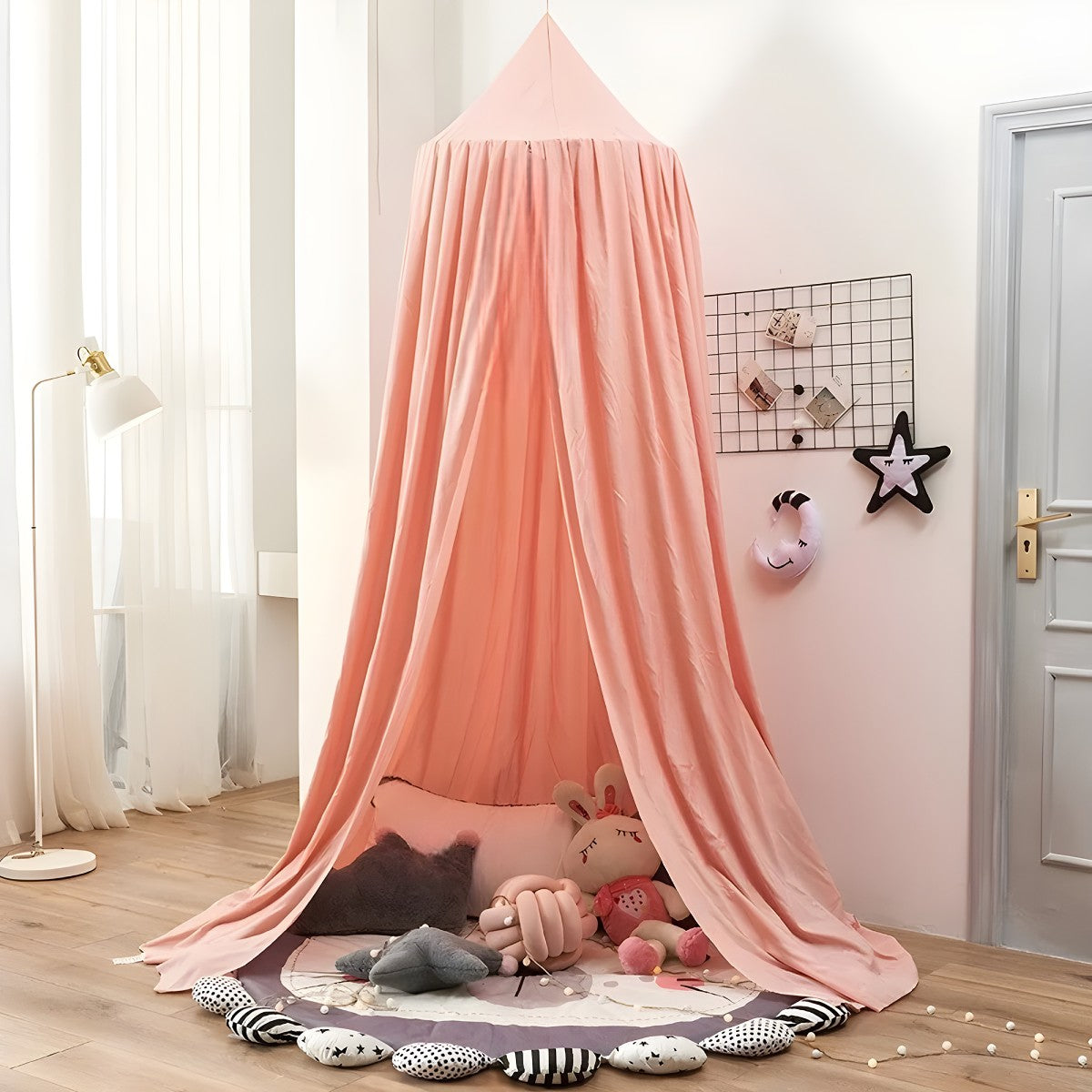 Ciel de Lit Bébé Rose | Harmonie Proudré