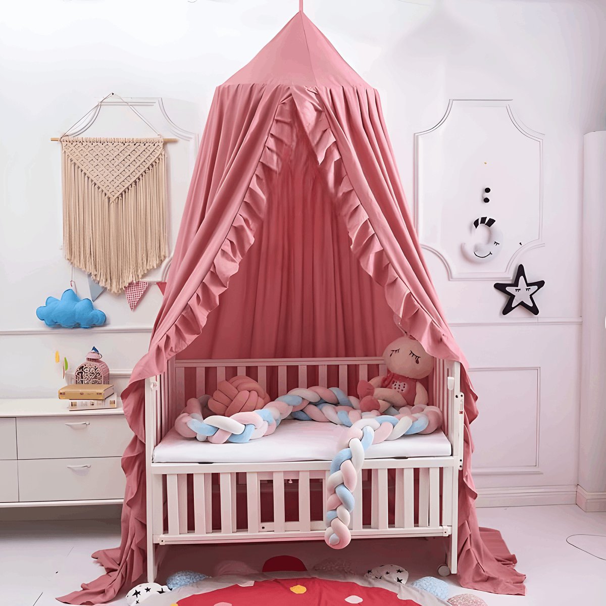 Ciel de lit Bébé Rose | Petit Cocon