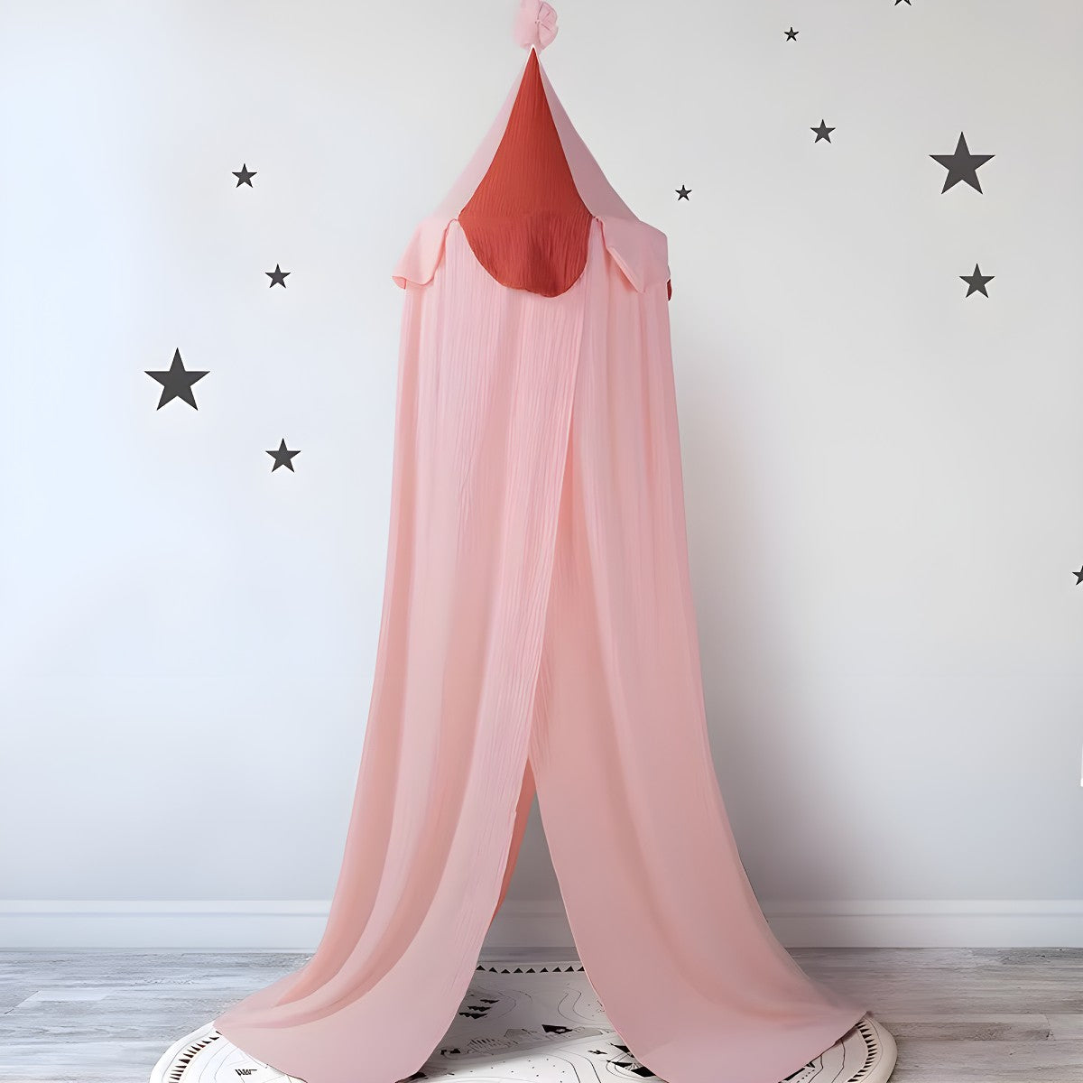Ciel de Lit Bébé Rose Poudré | Rêve de Pétale