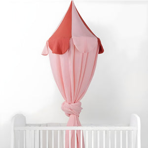 Ciel de Lit Bébé Rose Poudré | Rêve de Pétale