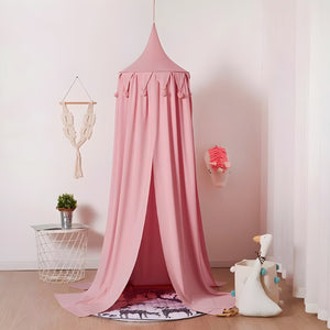 Ciel de Lit Bébé Rose | Voile de Tendresse