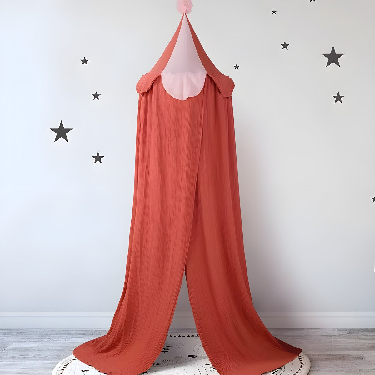 Ciel de Lit Bébé Rouge | Ciel de Vermillon