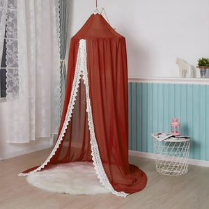 Ciel de Lit Bébé Rouge | Rêve de Rubis