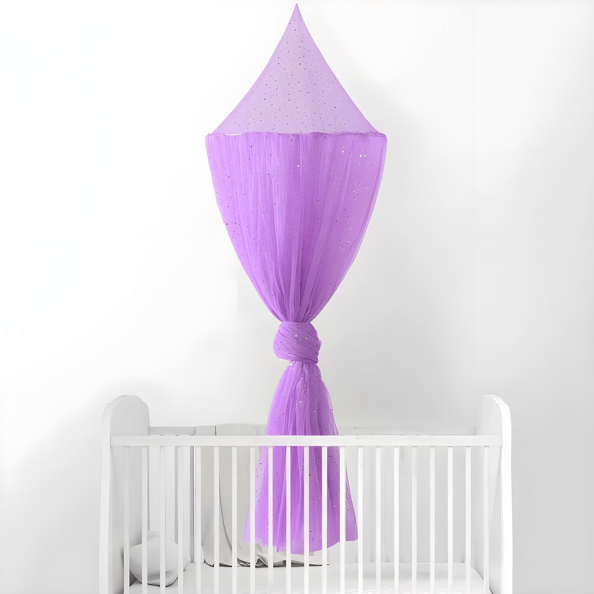 Ciel de Lit Bébé Violet | Voile de Lila