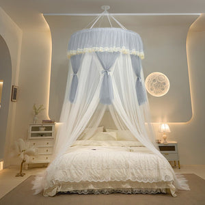 Ciel de Lit Blanc & Gris | Pure Élégance