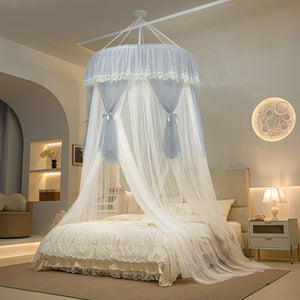 Ciel de Lit Blanc & Gris | Pure Élégance