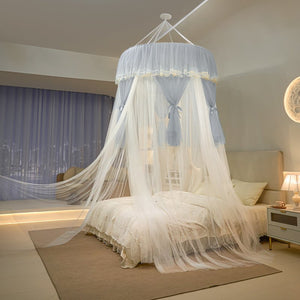 Ciel de Lit Blanc & Gris | Pure Élégance