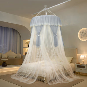 Ciel de Lit Blanc & Gris | Pure Élégance