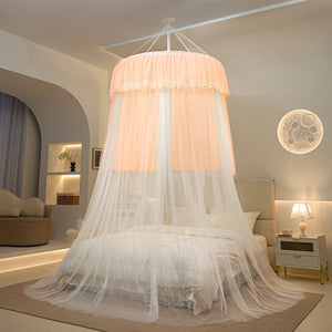 Ciel de Lit Blanc & Orange | Cocon de Soie