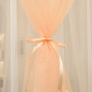 Ciel de Lit Blanc & Orange | Cocon de Soie