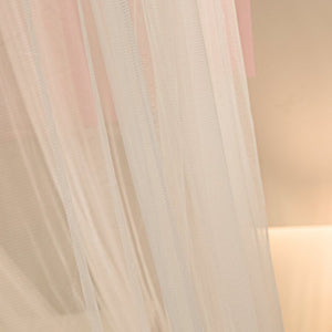 Ciel de Lit Blanc & Rose | Charme Poudré