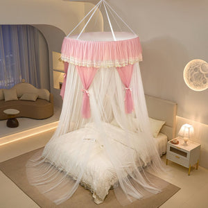 Ciel de Lit Blanc & Rose | Charme Poudré