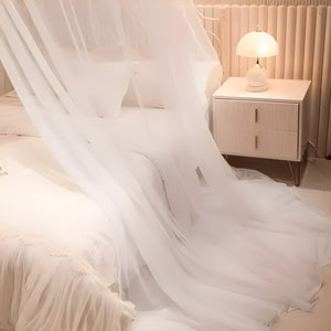 Ciel de Lit Blanc Transparent | Douceur Cristalline