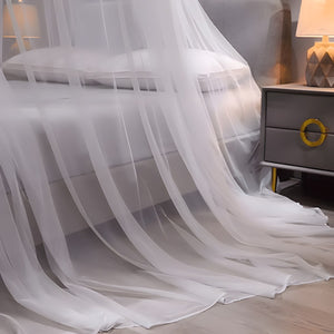 Ciel de Lit Blanc Transparent | Éclat de Lune