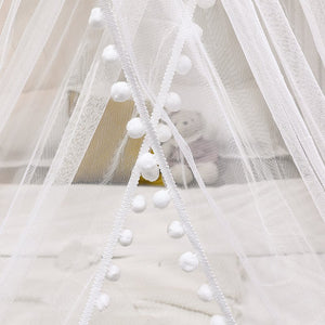 Ciel de Lit Blanc & Turquoise | Brume de Rêves