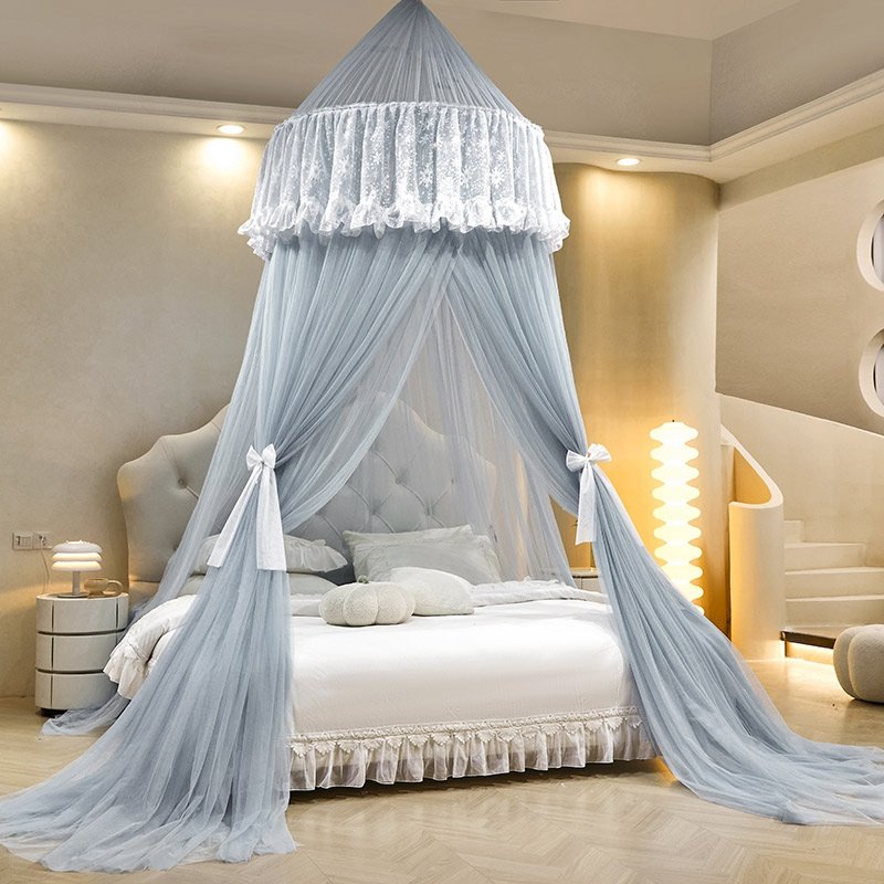 Ciel de Lit Bleu Gris | Élégance Boréale