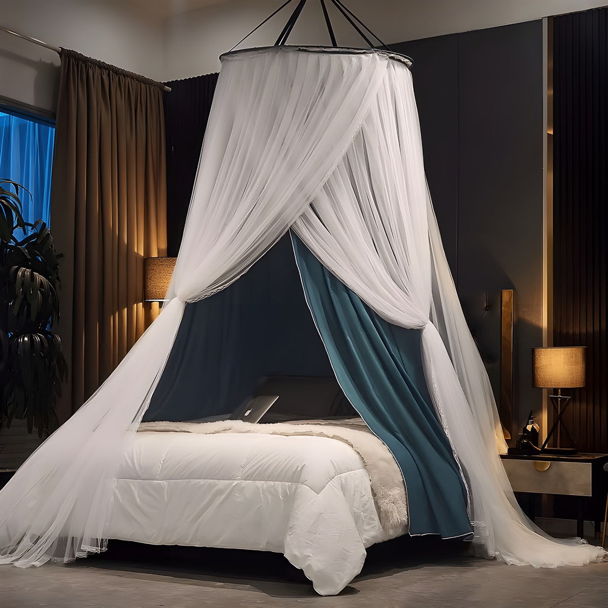 Ciel de Lit Bleu Royal | Saphir Étoilé