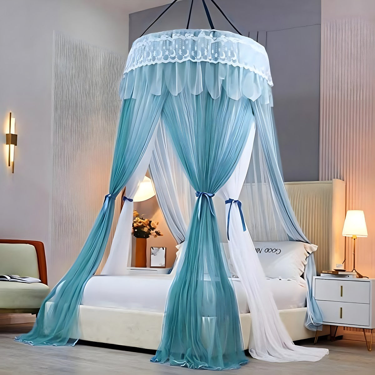 Ciel de Lit Bleu Turquoise | Rêve de Mer