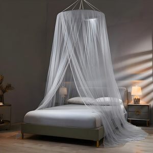 Ciel de Lit Gris Perle | Voile d’Argent