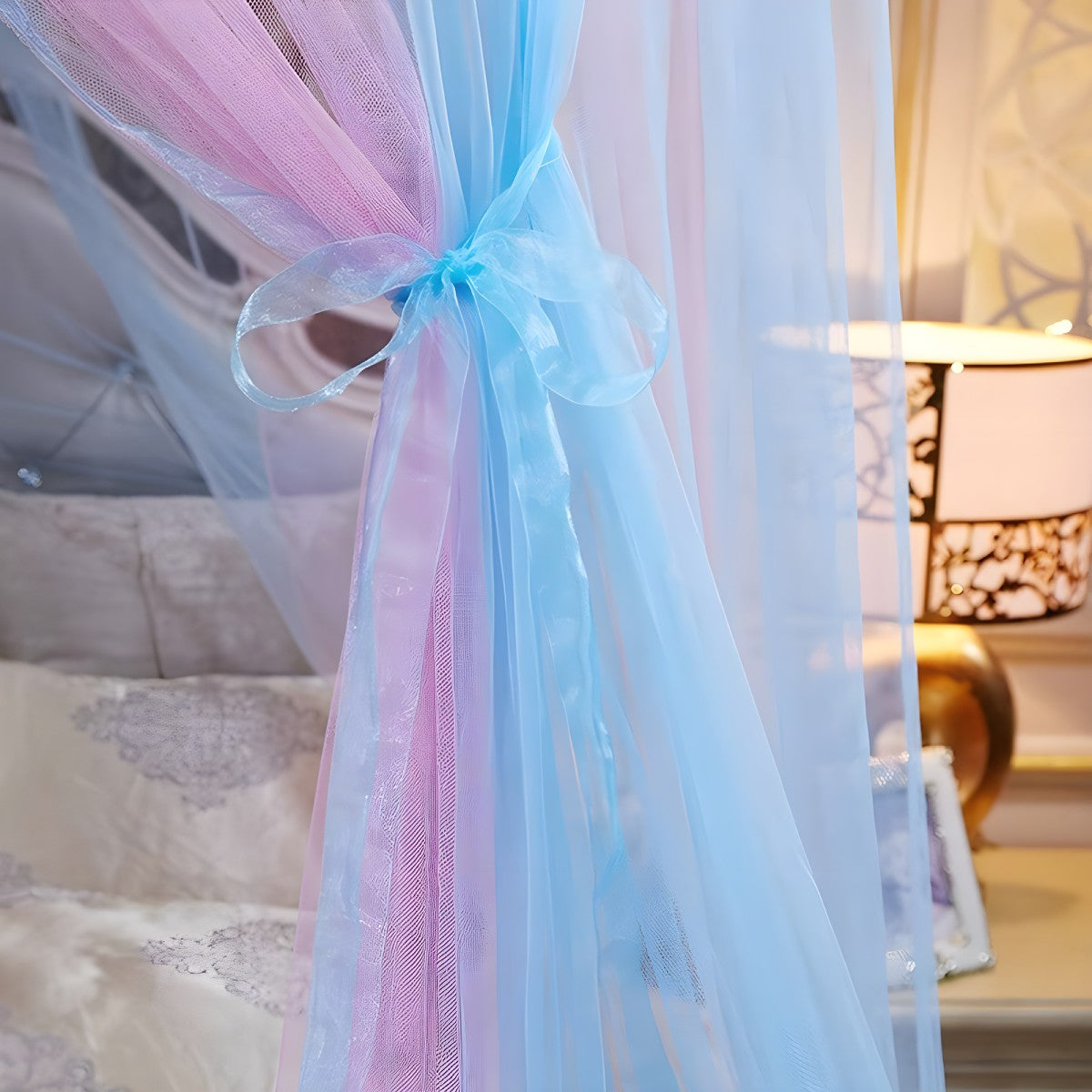 Ciel de Lit Rose et Bleu | Brise Céleste