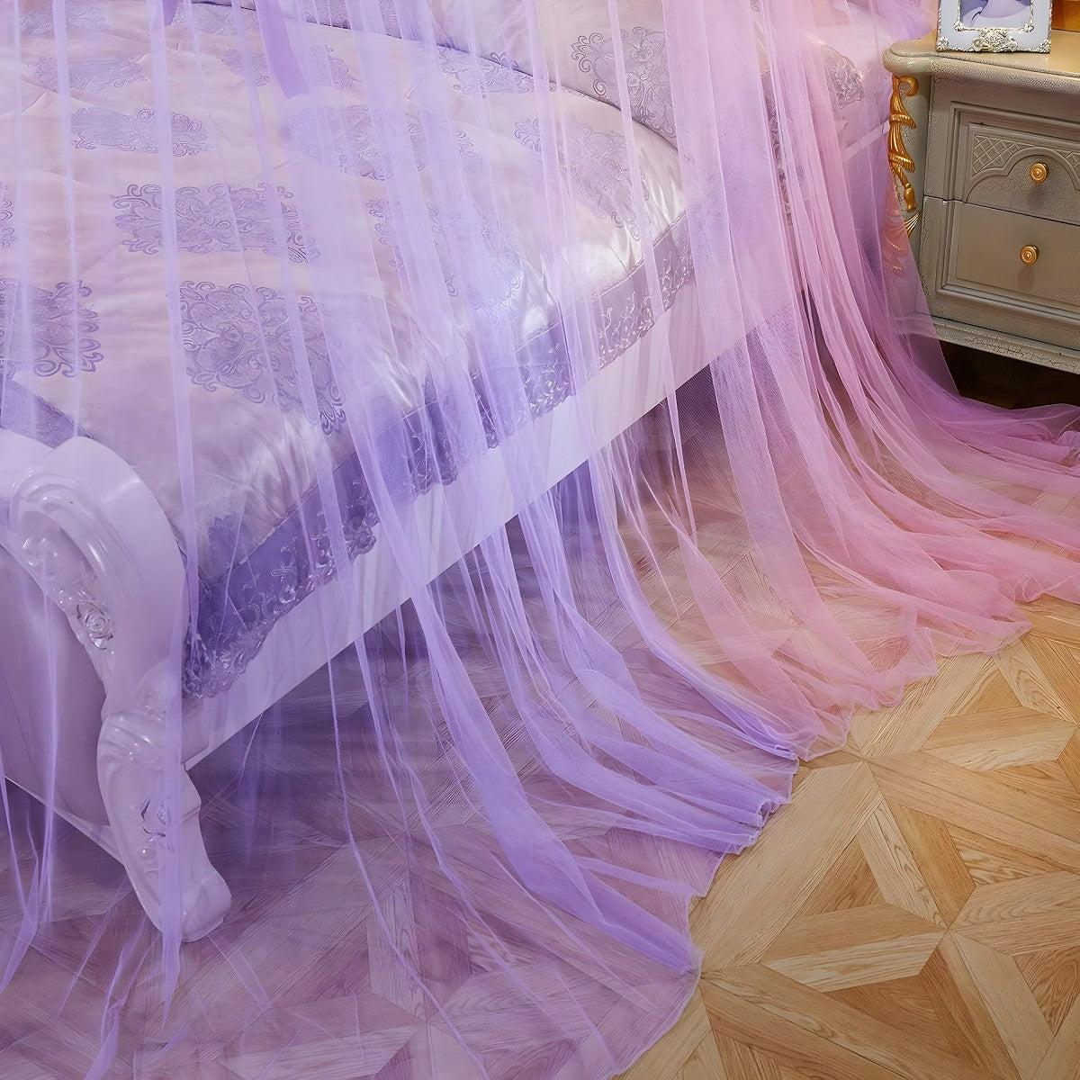 Ciel de Lit Rose et Violet | Douceur Violette