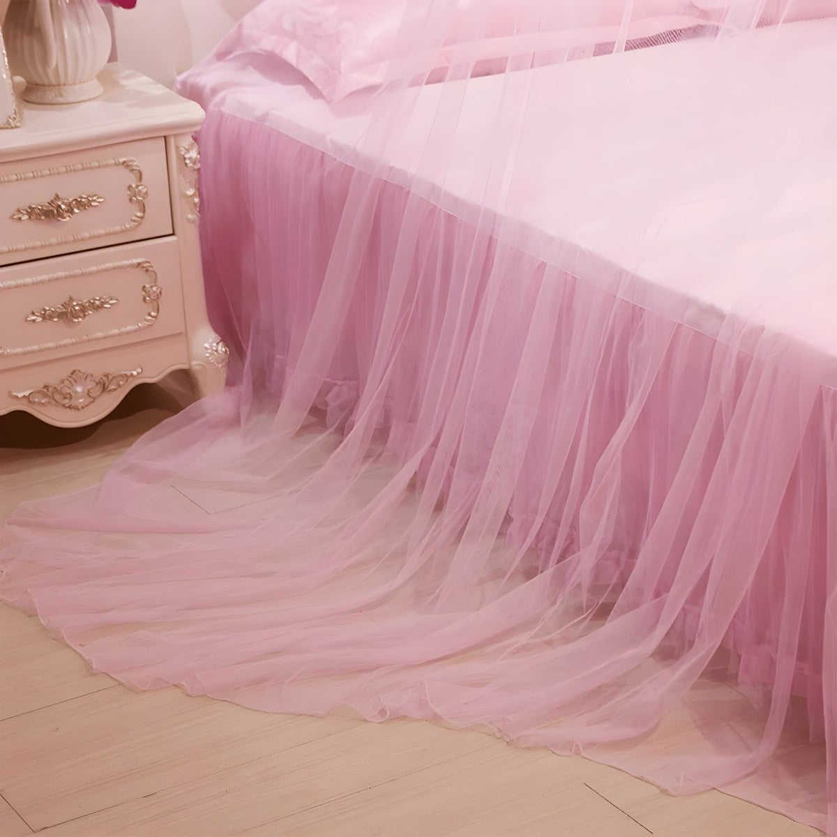 Ciel de Lit Rose | Lueur Sérénité