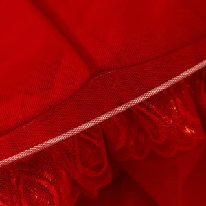 Ciel de Lit Rouge | Élégance Écarlate