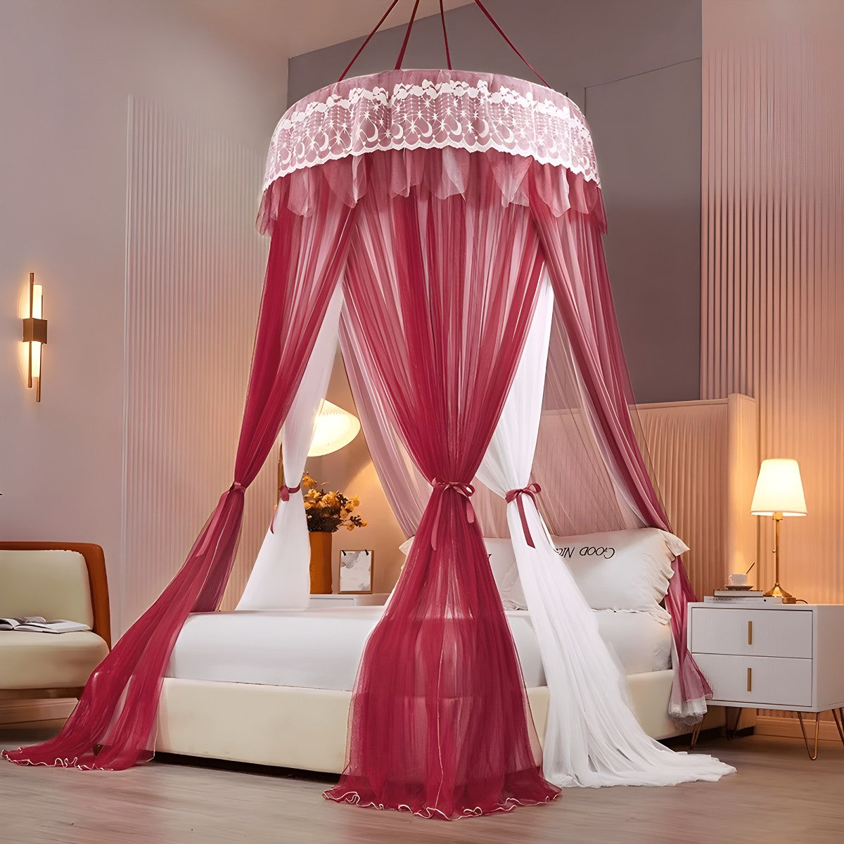 Ciel de Lit Rouge | Ombre de Rubis