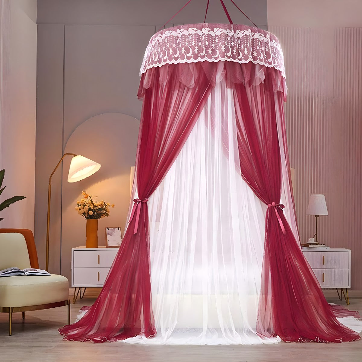 Ciel de Lit Rouge | Ombre de Rubis