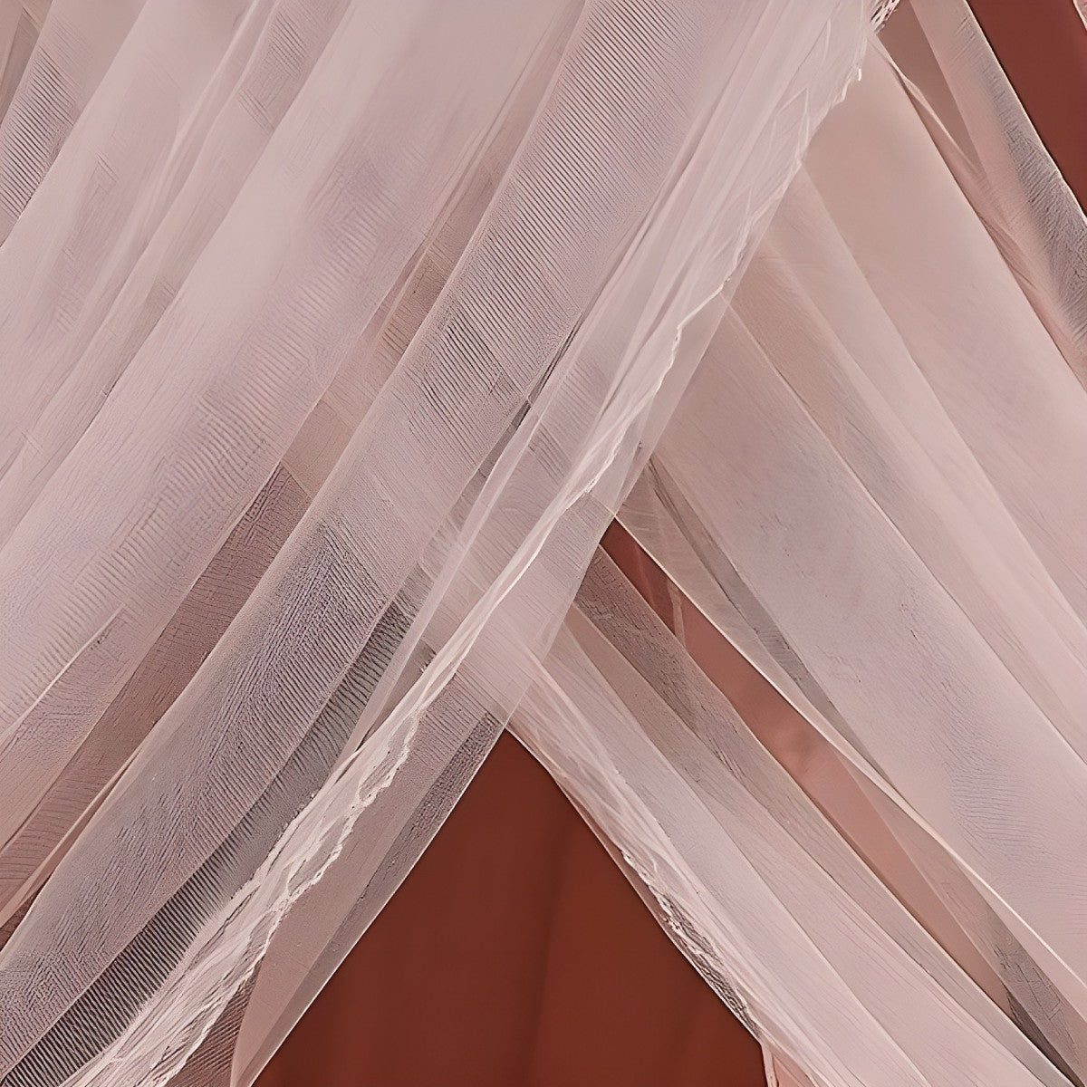 Ciel de Lit Tissu Rose | Clarté Poudrée