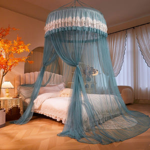 Ciel de Lit Turquoise Grisé | Éclat de Paon