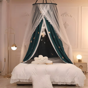 Ciel de Lit Vert Foncé | Douceur des Ombres