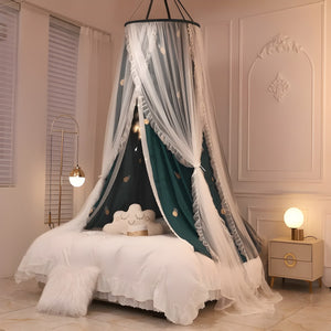 Ciel de Lit Vert Foncé | Douceur des Ombres