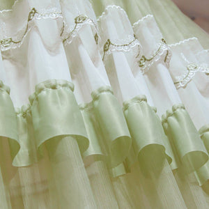 Ciel de Lit Vert Olive | Perle de Menthe