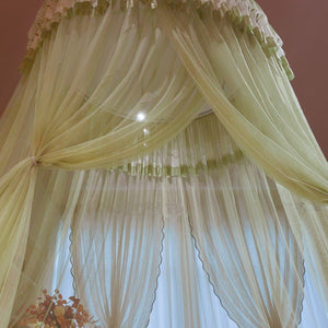 Ciel de Lit Vert Olive | Perle de Menthe