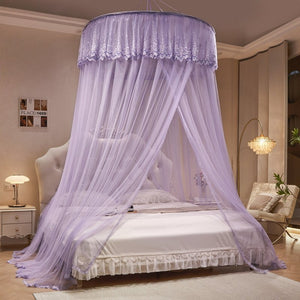 Ciel de Lit Violet Lavande | Fée Améthyste