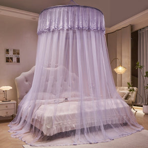 Ciel de Lit Violet Lavande | Fée Améthyste