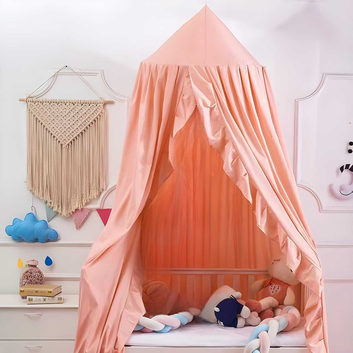 Ciel de lit Enfant Rose | Nuage Douillet