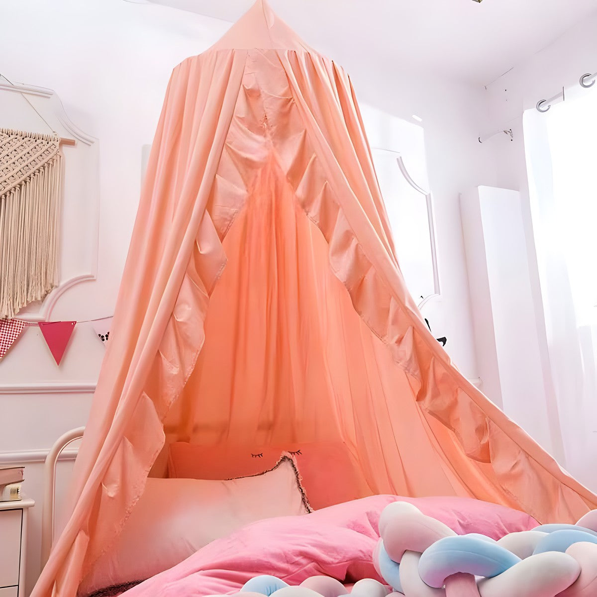 Ciel de lit Enfant Rose | Nuage Douillet
