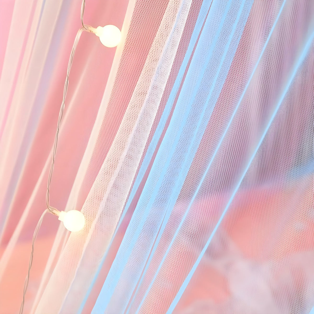 Ciel de Lit Bébé Arc En Ciel | Ciel Féérique