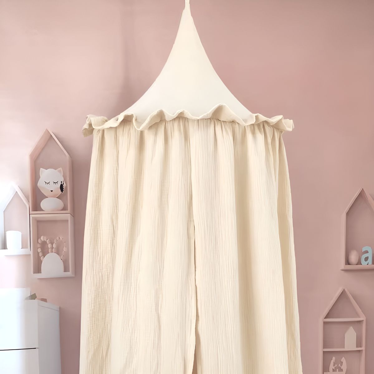 Ciel de lit Bébé Beige | Douce Oasis