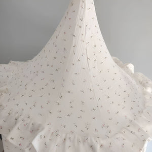 Ciel de lit Bébé Blanc Crème | Nid d’Ivoire